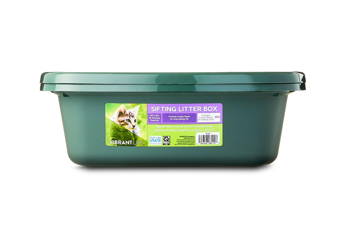 Sifting Cat Litter Box 3 Piece Set F112