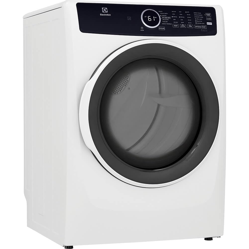 8 cu. ft. Electric Dryer with Instant Refresh in White K3643