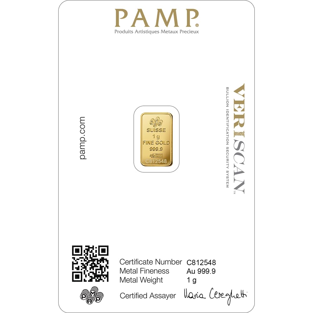 1 gram Gold Minted Bar J761