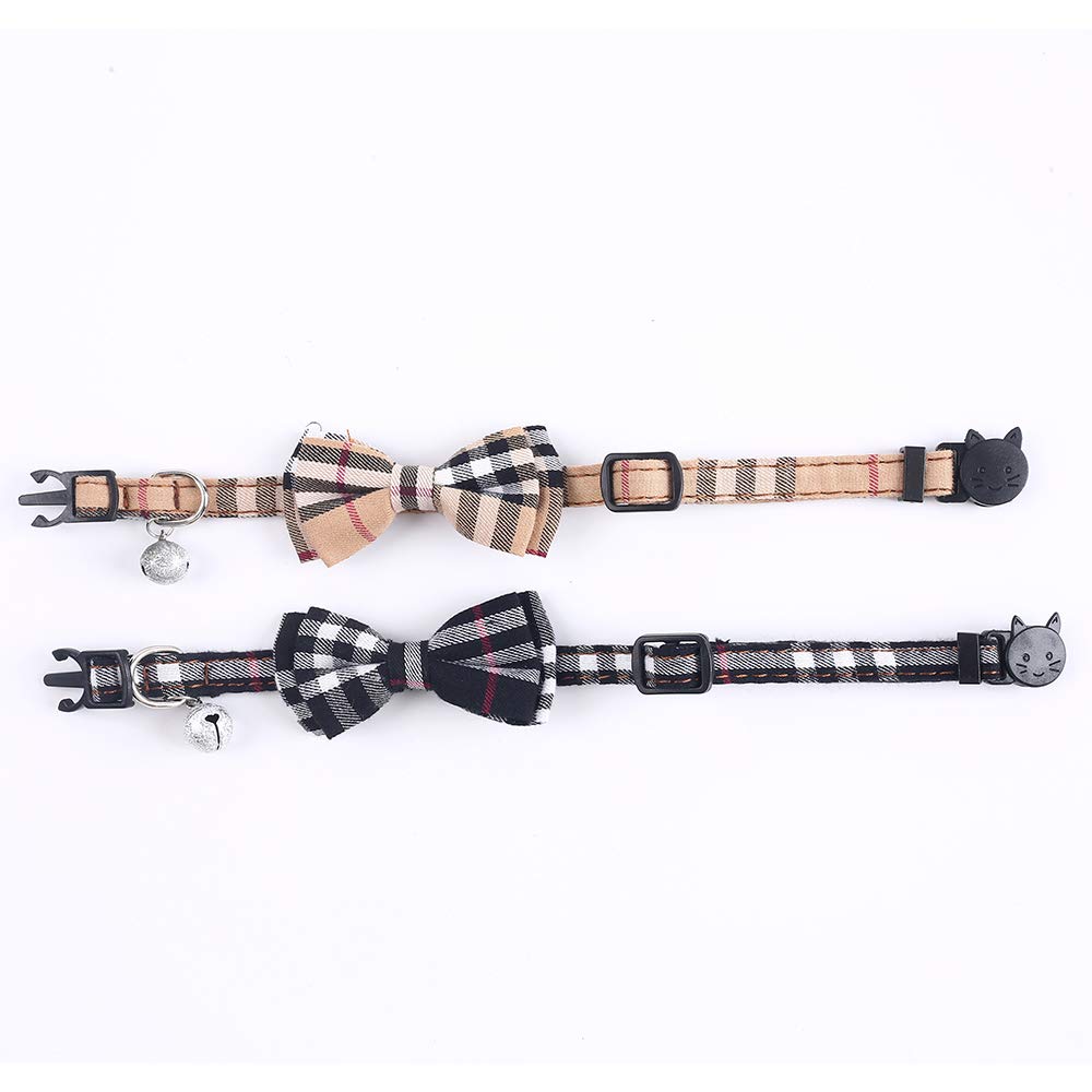 Breakaway Cat Collar with Bow Bell 2 Pack U326192