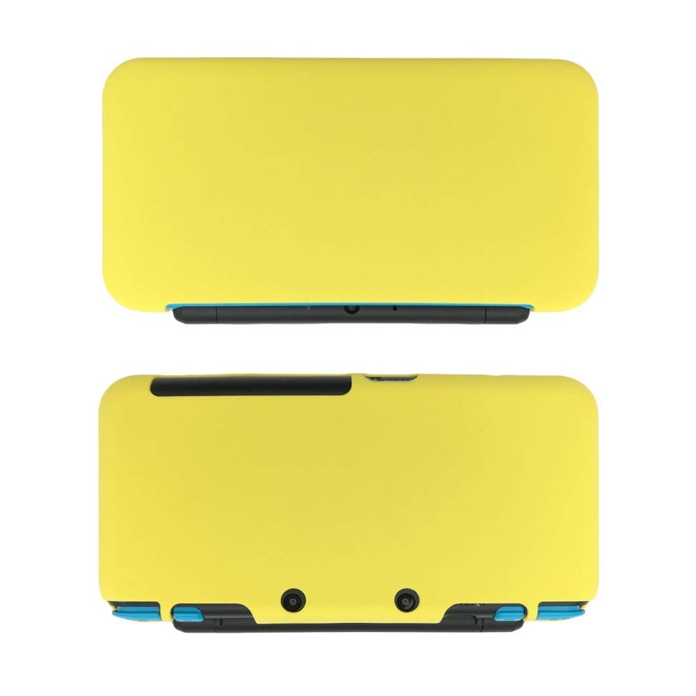 Soft Rubber Silicone Cover Case Protector for New 2DS XL LL Console (Yellow) Y920596