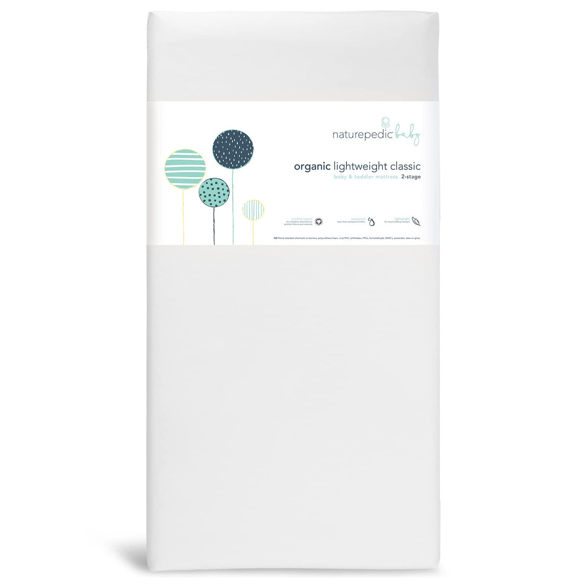 Organic 2-Stage Lightweight Waterproof Crib Mattress H23865