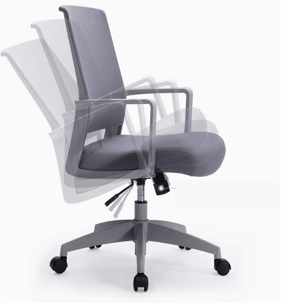 Gray Orange Mesh Office Chair U427340