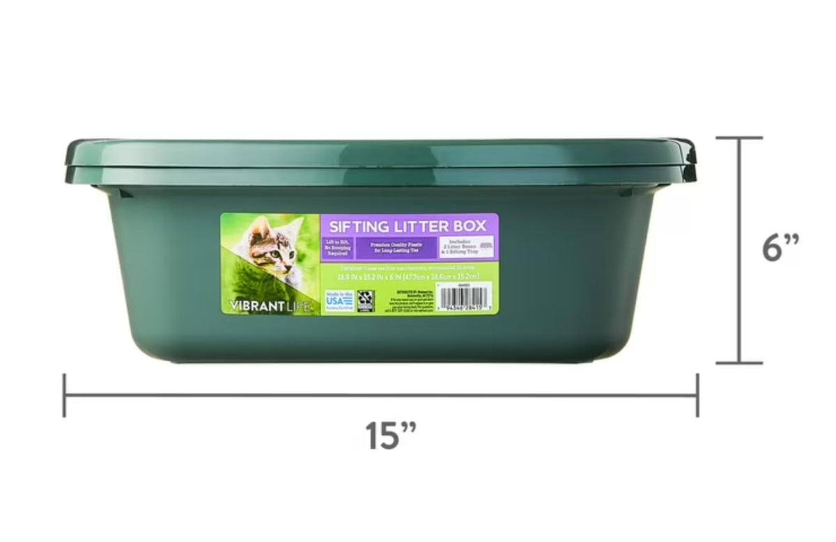 Sifting Cat Litter Box 3 Piece Set F112