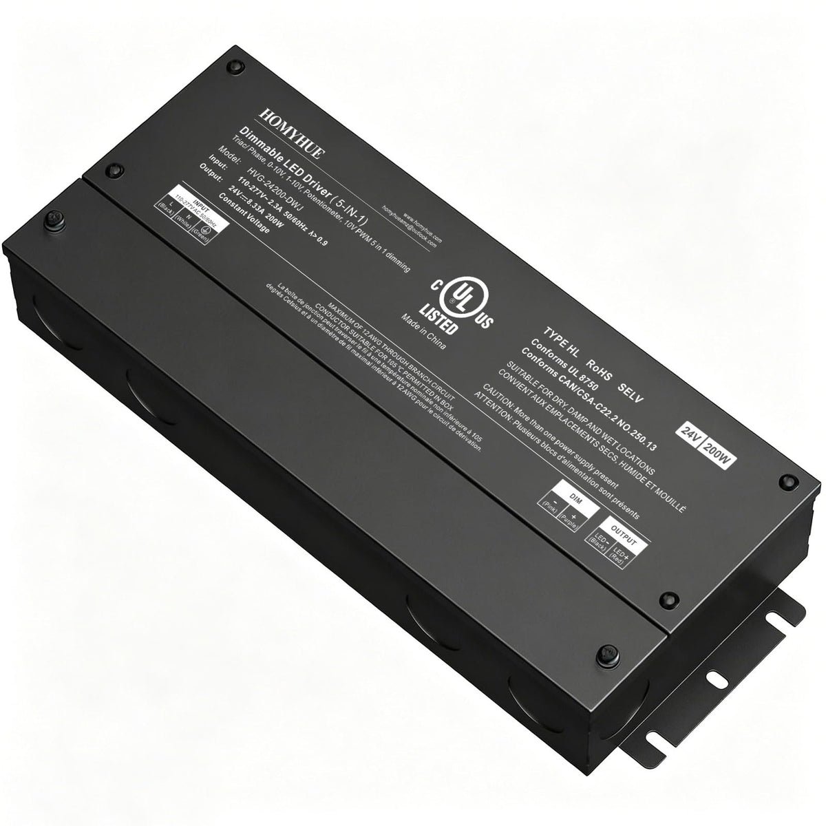 24V 200W Dimmable LED Driver D9922