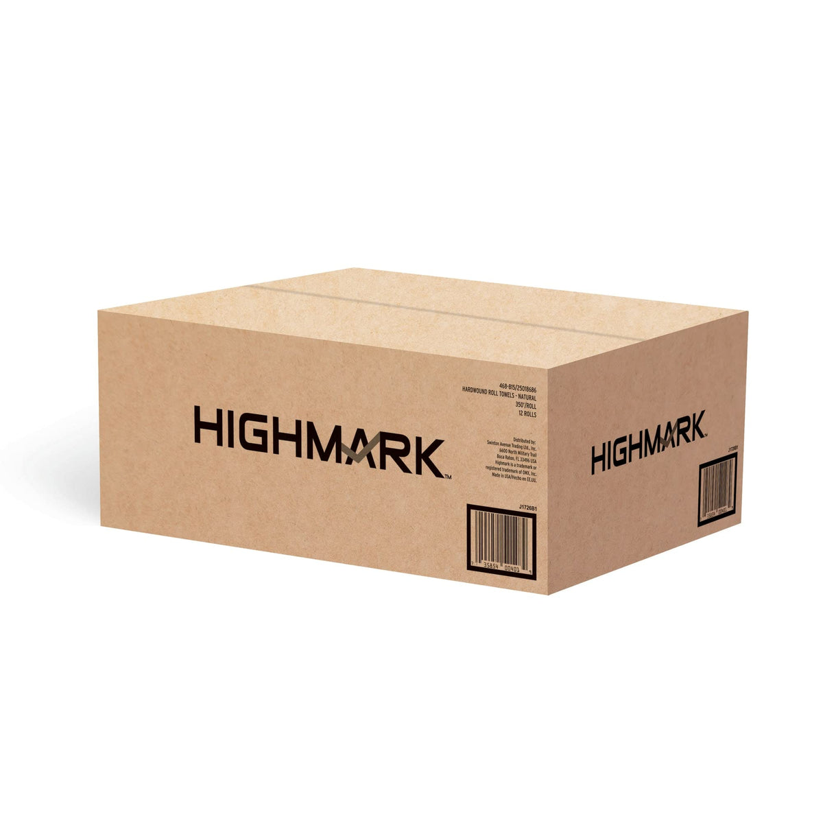 Hardwound Paper Towels, 100% Recycled, Natural, 12 Rolls P691220