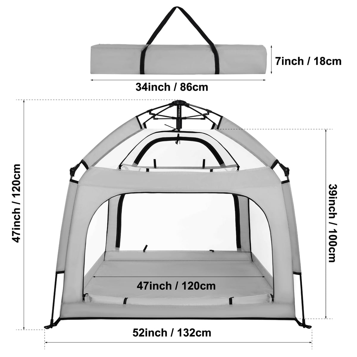 Baby Playpen with Canopy C431