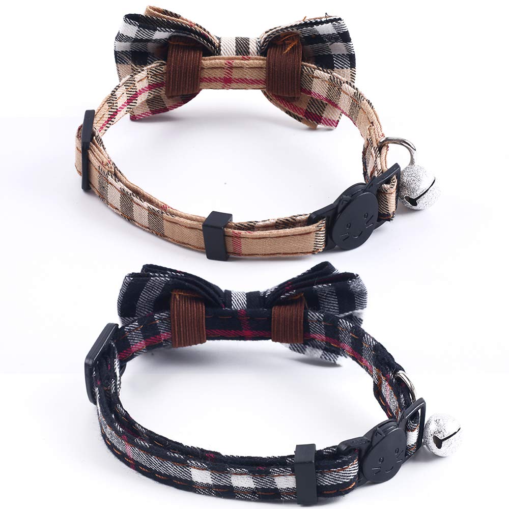 Breakaway Cat Collar with Bow Bell 2 Pack U326192