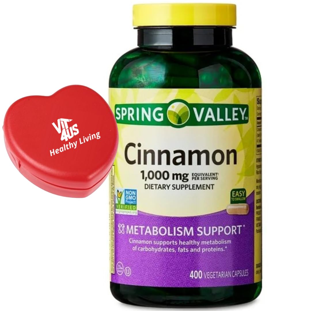 Cinnamon Dietary Supplement, 1000 mg, 400 Count A753904