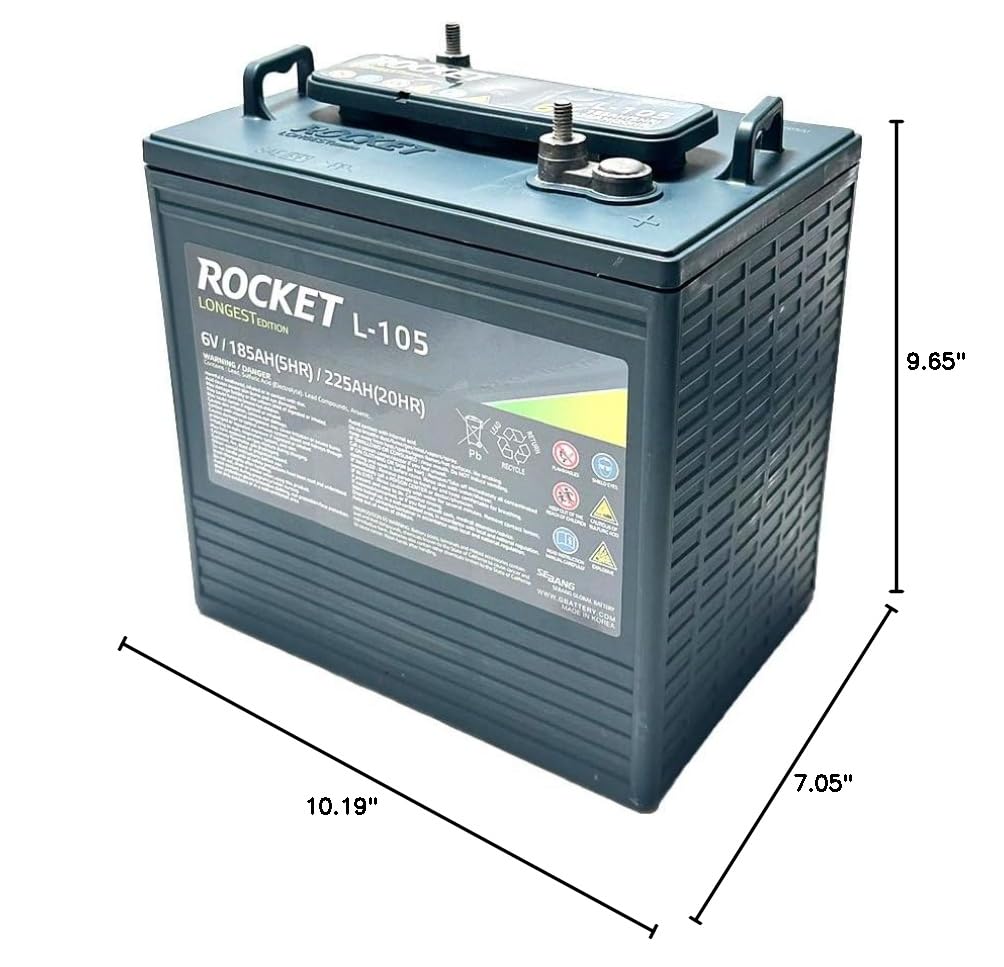 225Ah 6V Deep Cycle Battery Set of 4 K940499