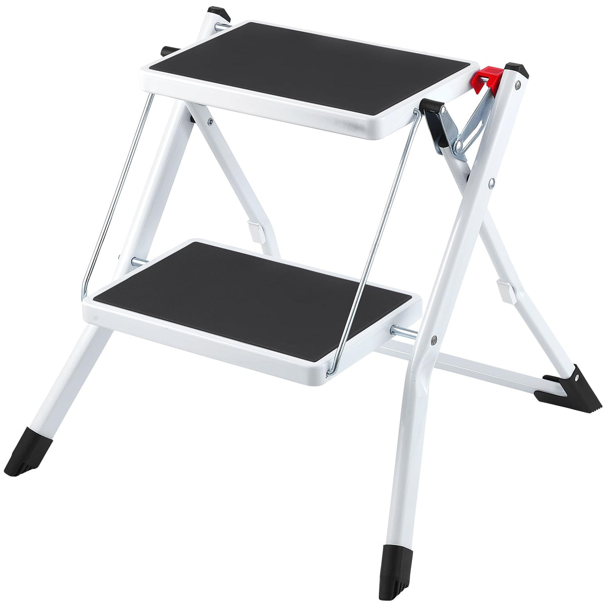 2-Step 330lbs Capacity Folding Steel Step Stool B90472