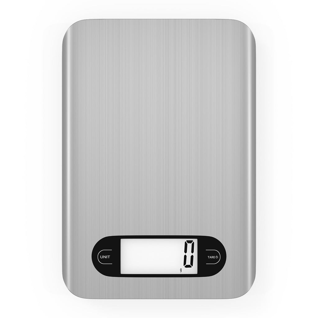 Digital Kitchen Scale 17 Pounds Capacity Stainless Steel F7429