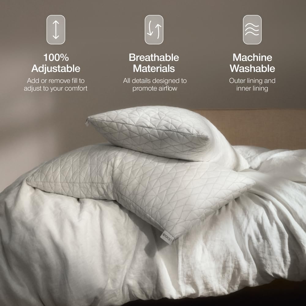 Queen Size Adjustable Memory Foam Pillow N786866