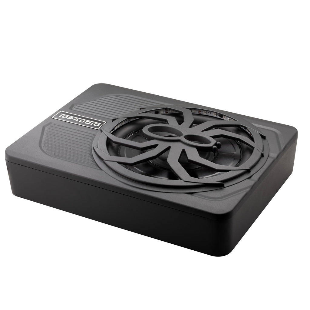 10" Inch Low Profile Underseat Car Subwoofer with Built in Amplifier J207