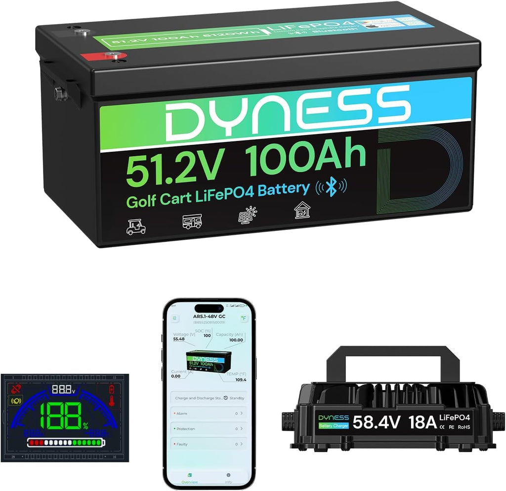 48V 100Ah Lithium Golf Cart Battery with Charger M57944