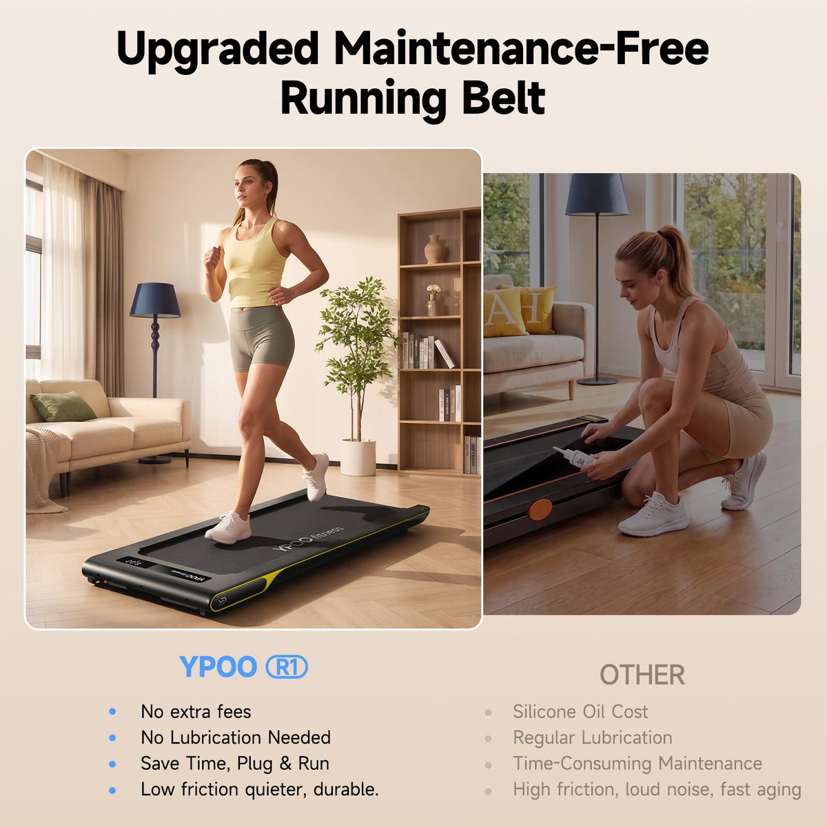 Walking Pad with 14% Incline Under Desk Treadmill S151