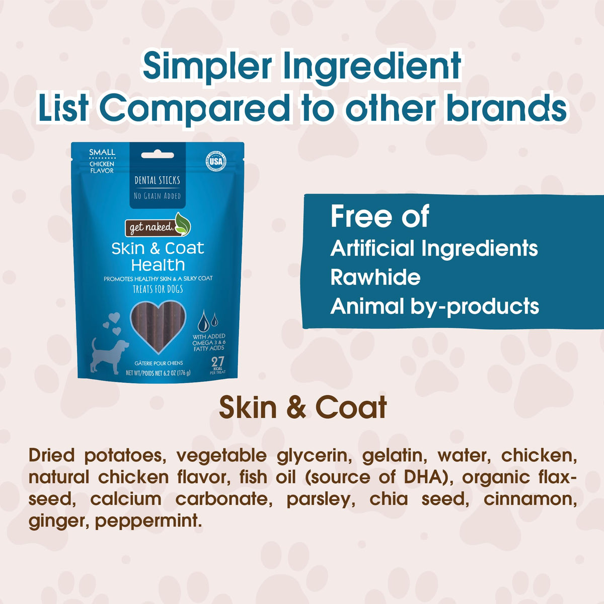 Grain Free Dental Chew Sticks L227455