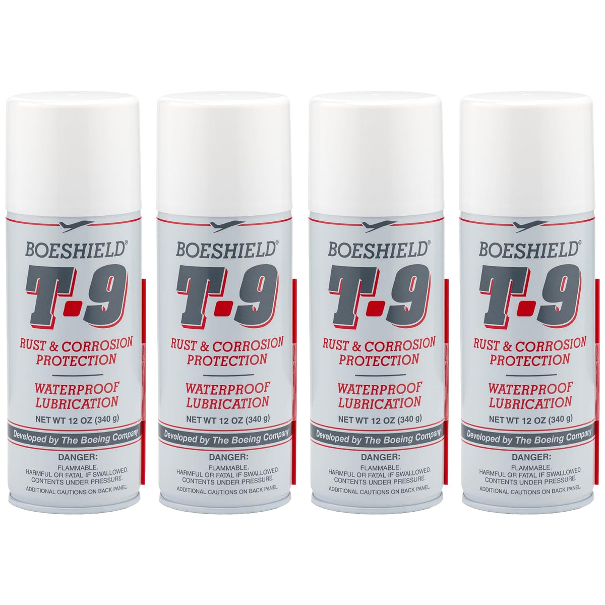 Waterproof Wax-Based Lubricant & Corrosion Inhibitor, 12 oz Aerosol, Pack of 4 A816