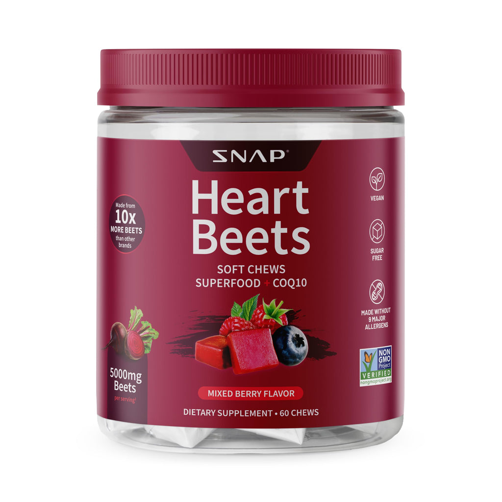 Beet Root Extract & CoQ10 Soft Chews, Mixed Berry, 60 Ct T656357