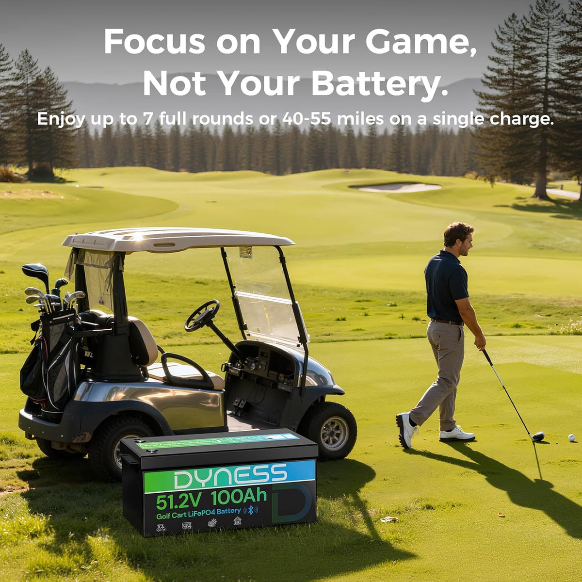48V 100Ah Lithium Golf Cart Battery with Charger M57944