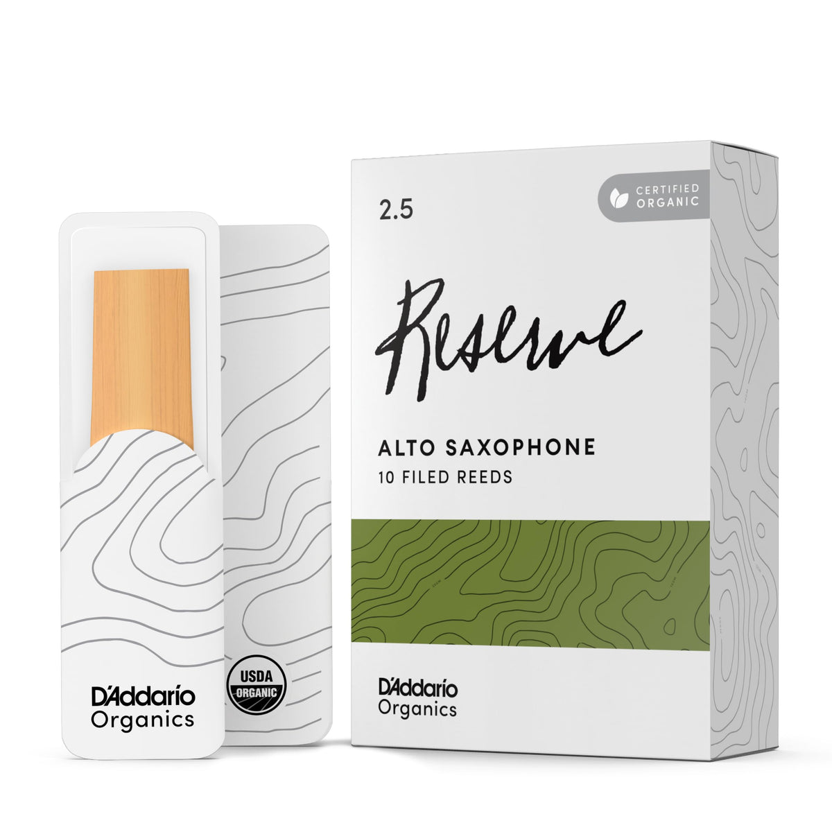 Alto Sax Reeds Strength 2.5, 10-Pack A546