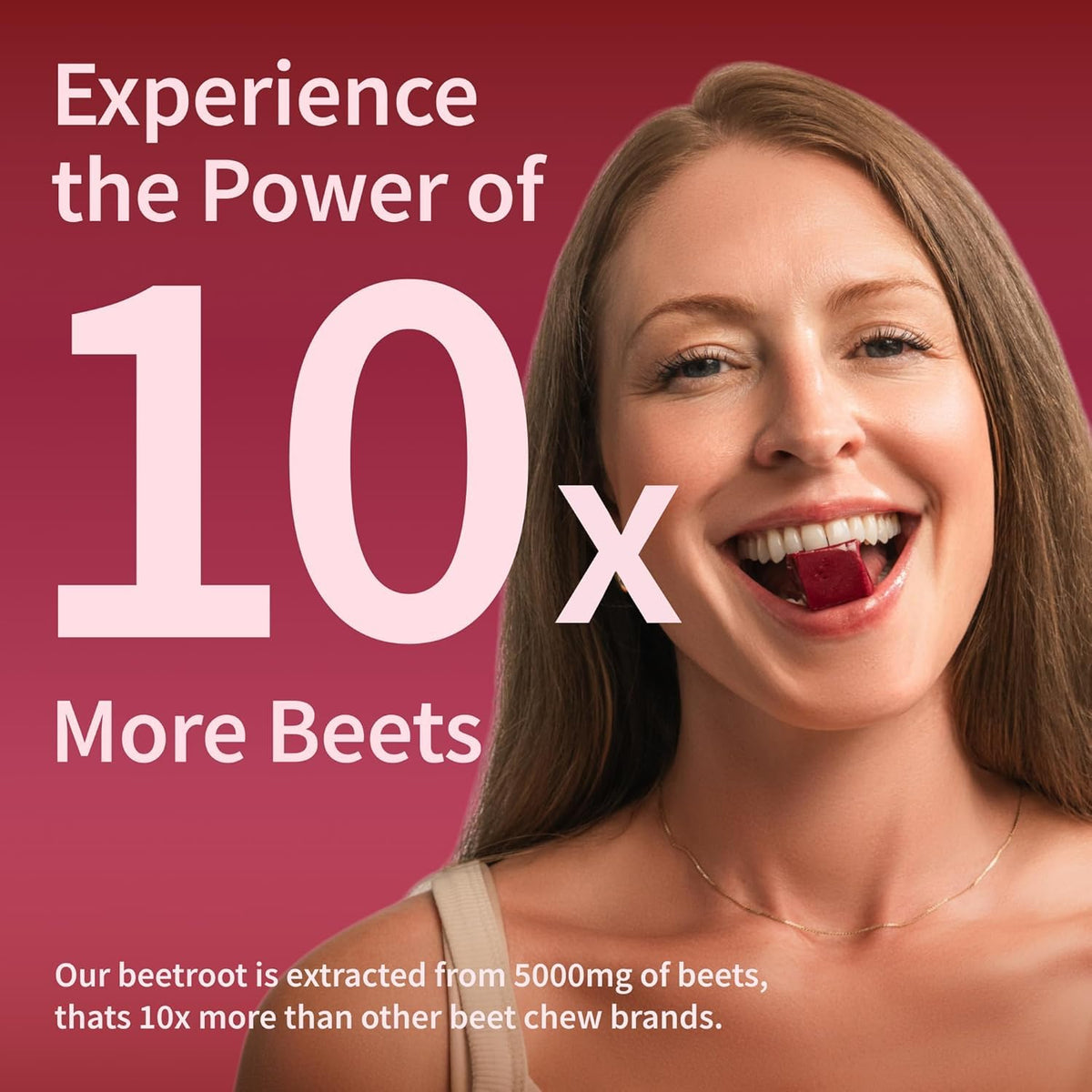 Beet Root Extract & CoQ10 Soft Chews, Mixed Berry, 60 Ct T656357