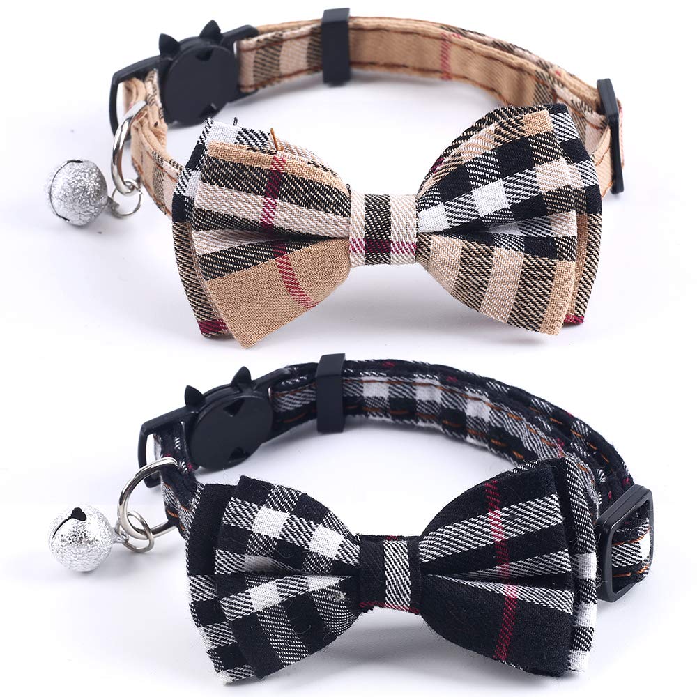 Breakaway Cat Collar with Bow Bell 2 Pack U326192