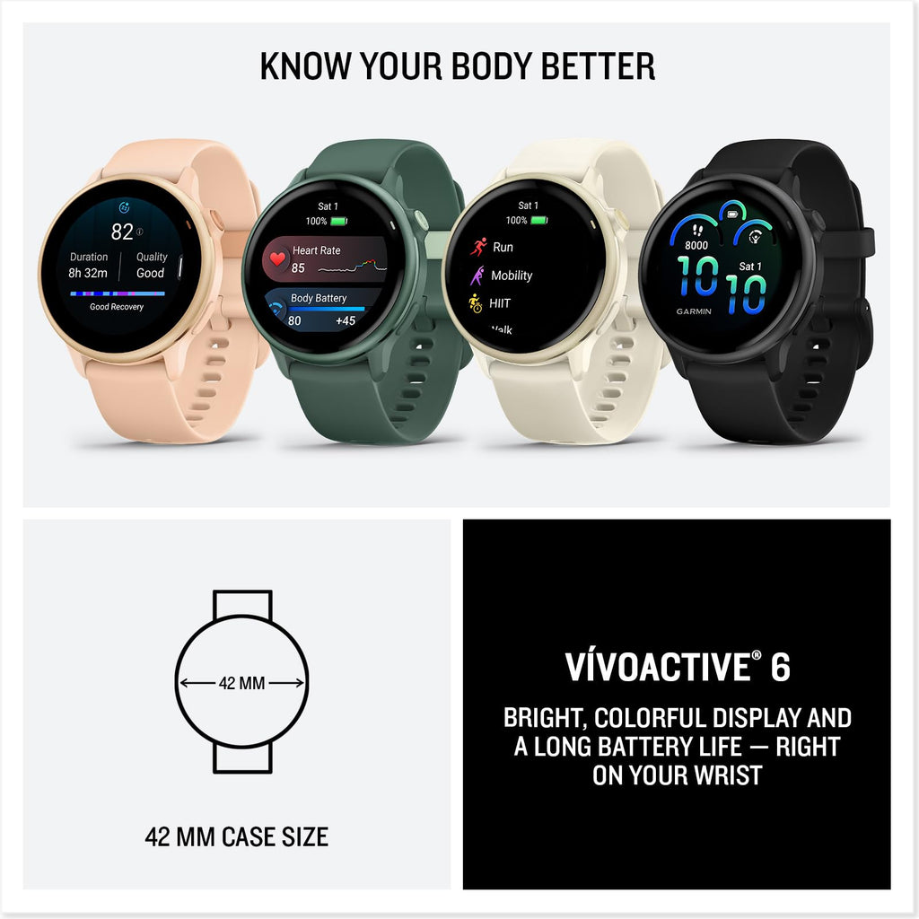 Health & Fitness GPS Smartwatch 42mm Slate D499