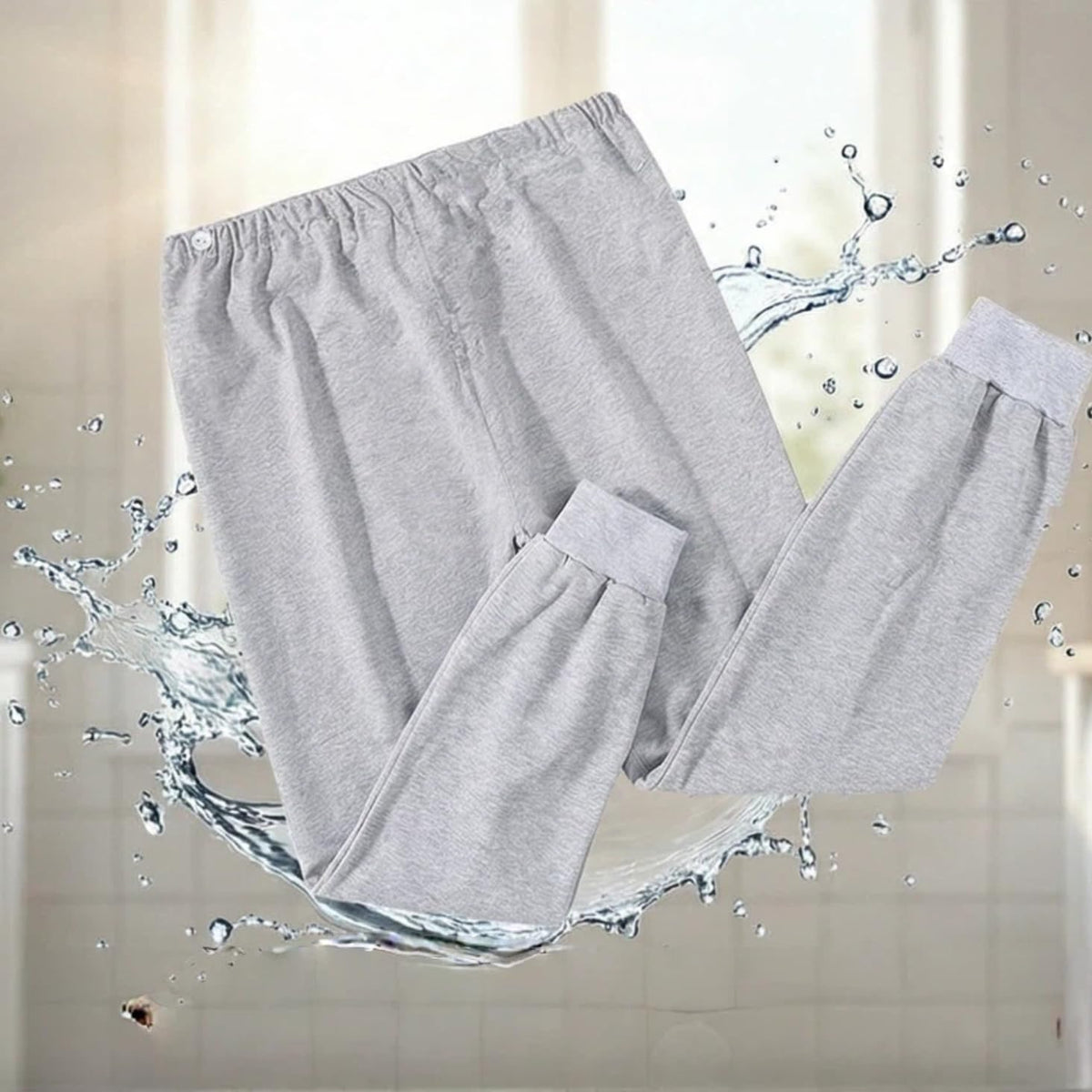 Waterproof Adjustable Incontinence Trousers Blue 3XL E6745