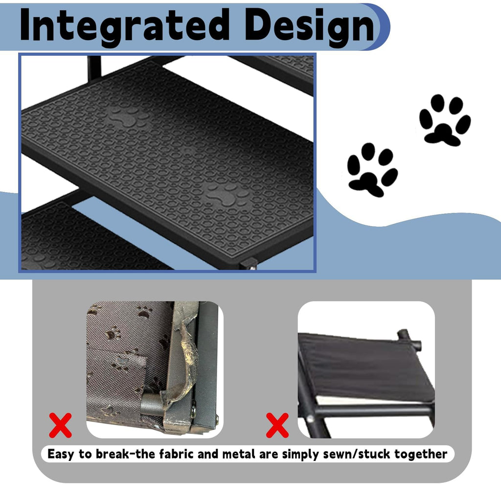 5-Step Foldable Non-Slip Plastic Dog Steps E662781