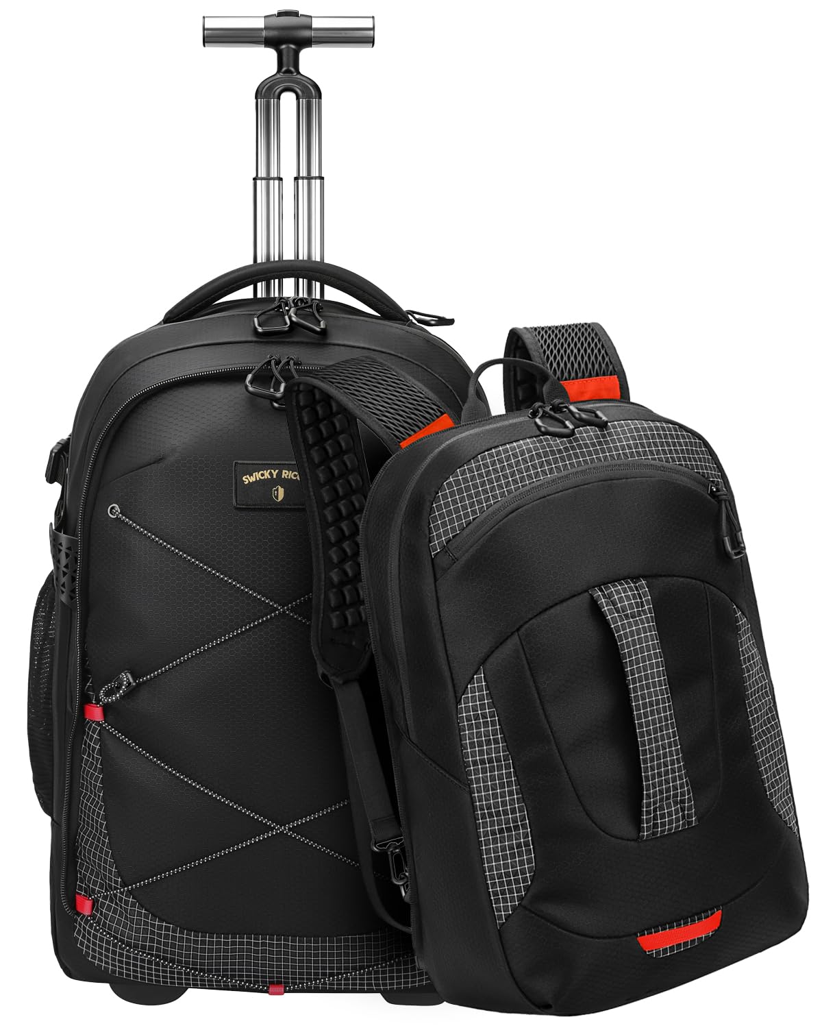 2-in-1 Detachable Backpack with Wheels U987744
