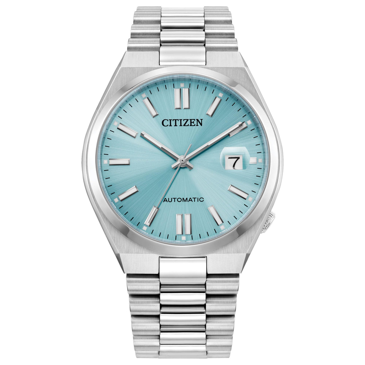Automatic Sky-Blue Dial Stainless Steel Watch 40mm I360