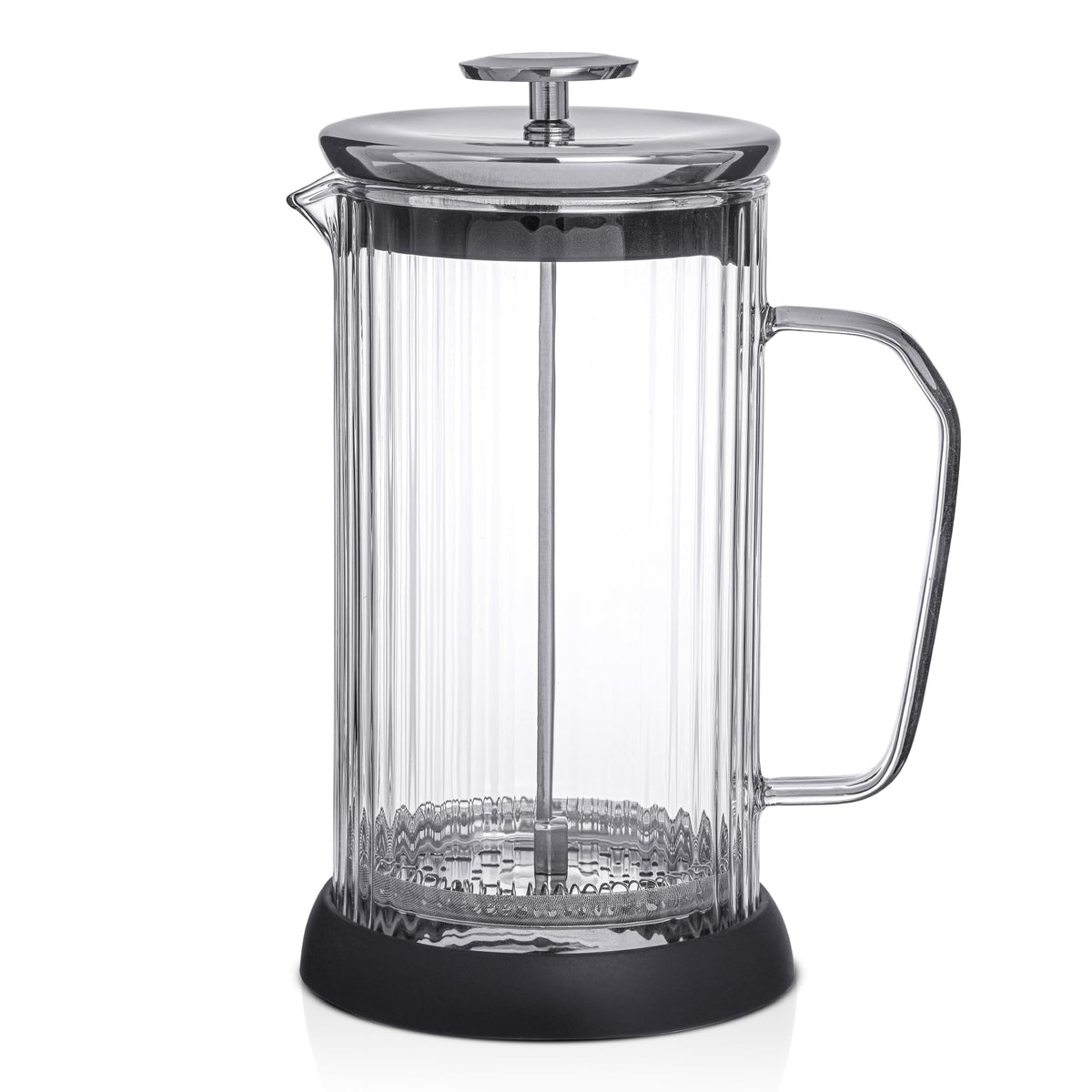 French Press Coffee and Tea Maker Set, 33.8oz Stainless Steel Borosilicate Glass X7749