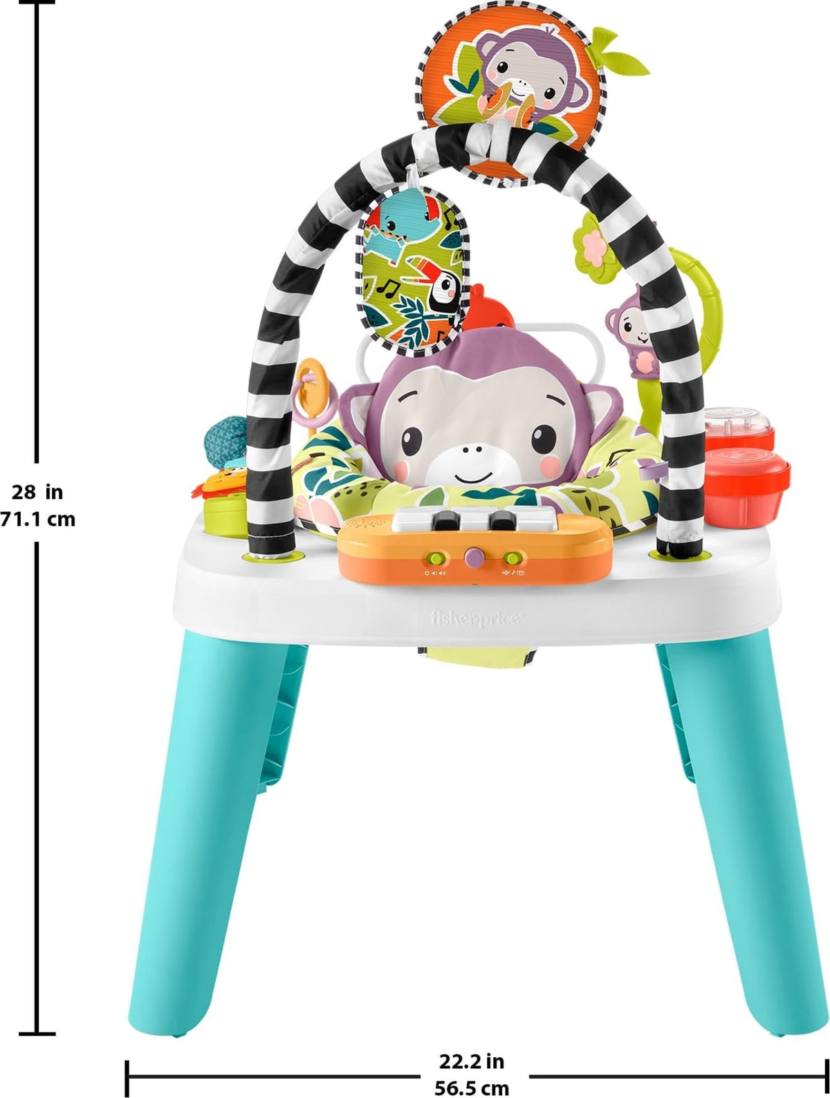 Purple Monkey Musical Activity Center Baby Toy Q21946
