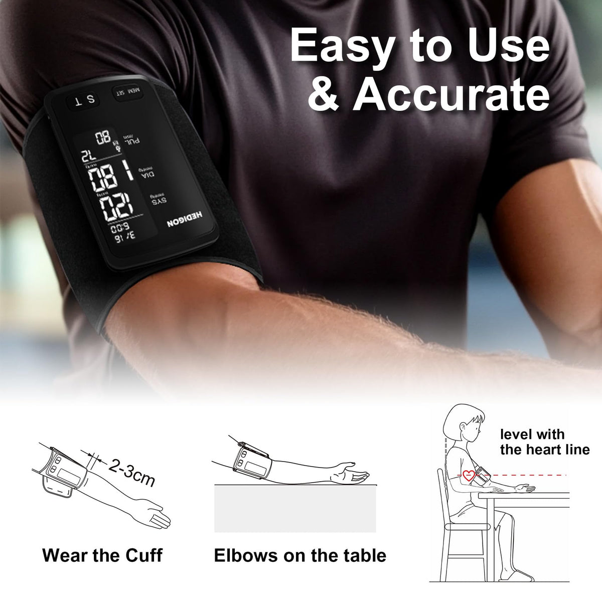 Rechargeable Blood Pressure Monitor W1365