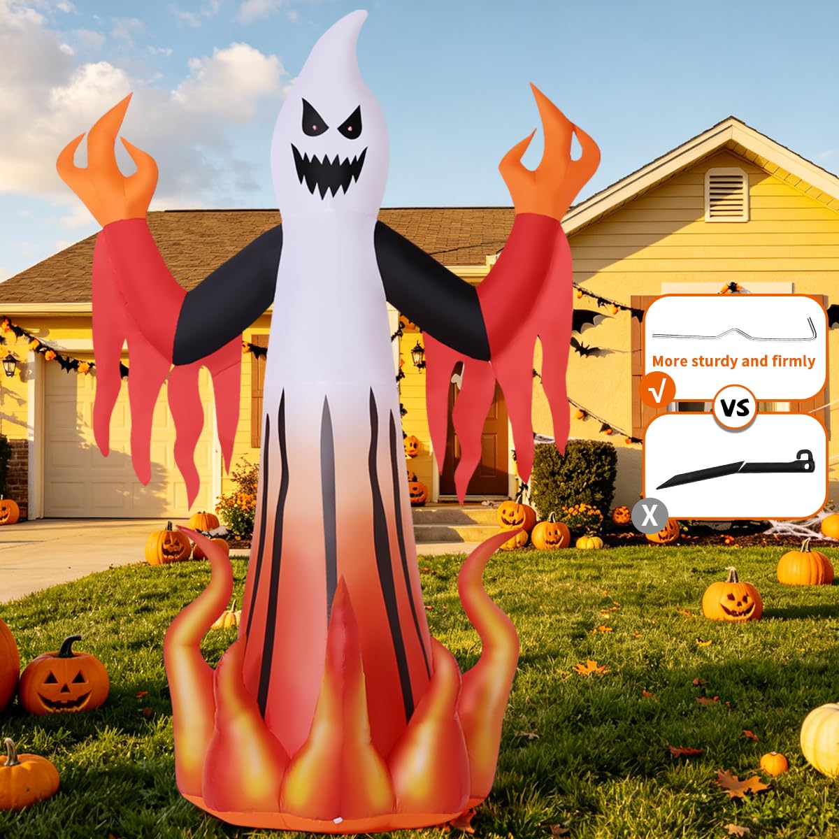 8FT Scary Ghost Inflatable P840