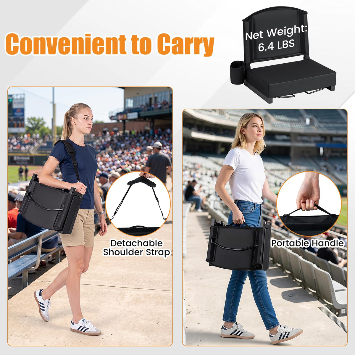 Stadium Seats with Back Support M860036