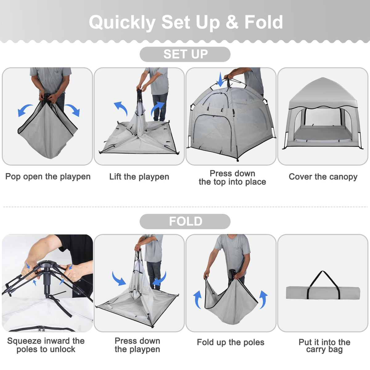 Baby Playpen with Canopy C431