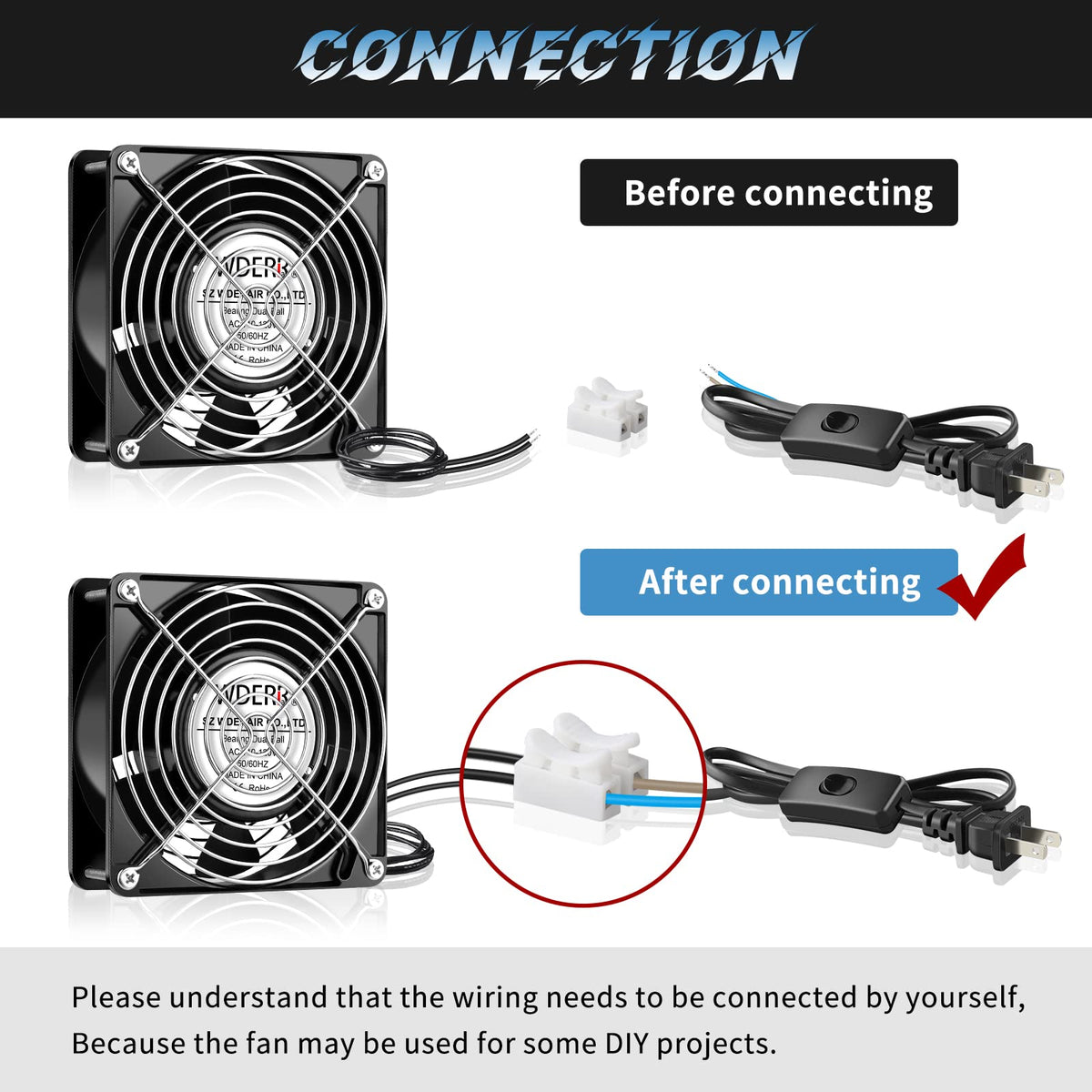 110V 120mm AC Axial Cooling Fan I86745
