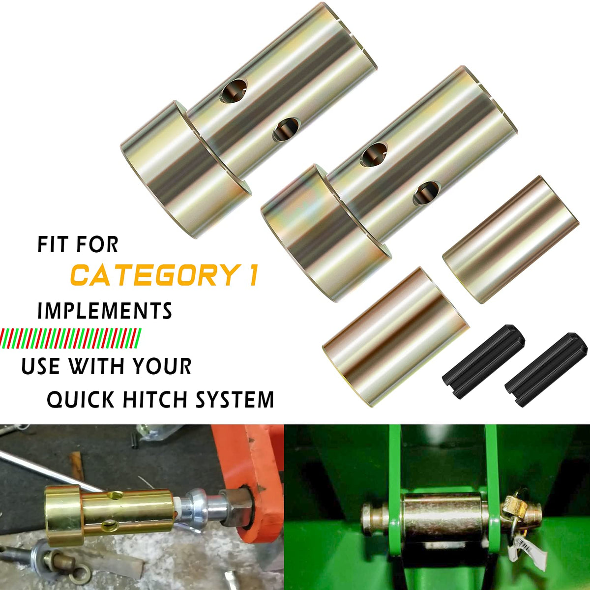 Quick Hitch Bushing Kit with Top Link Pin H167