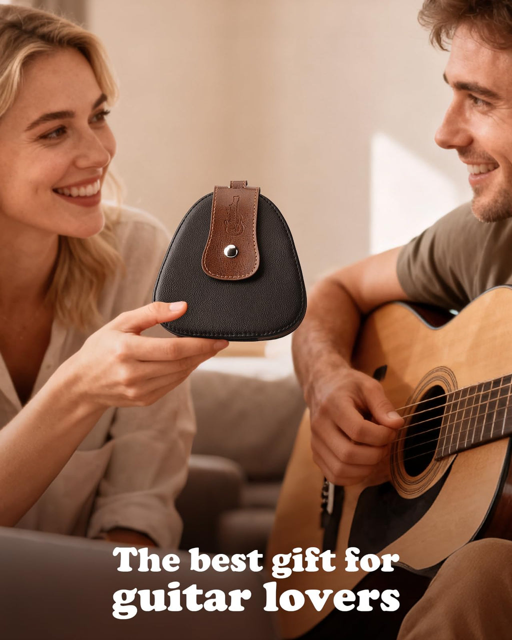 Guitar Picks Holder PU Leather Bag S134
