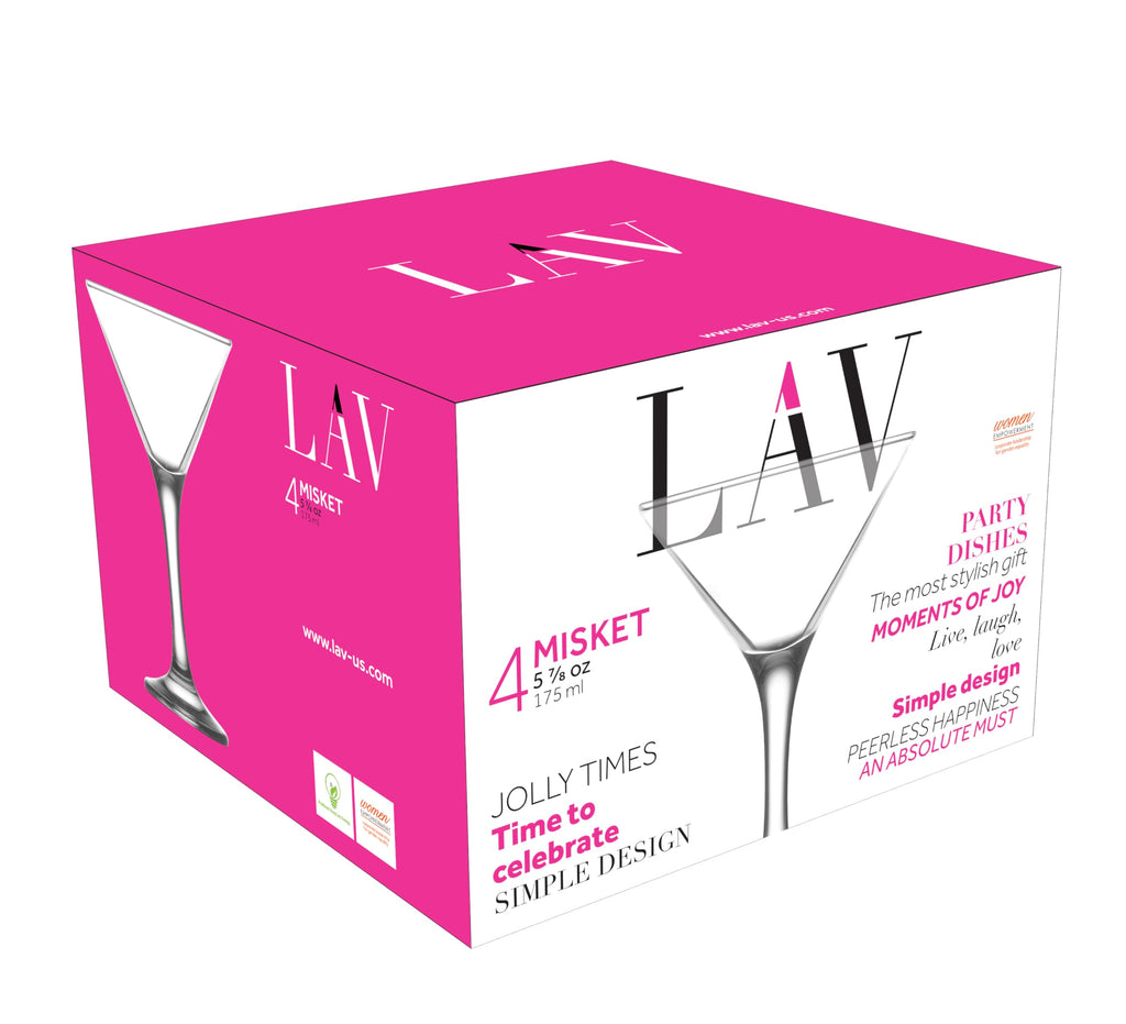 Martini Glasses Set of 4 6 oz R6532