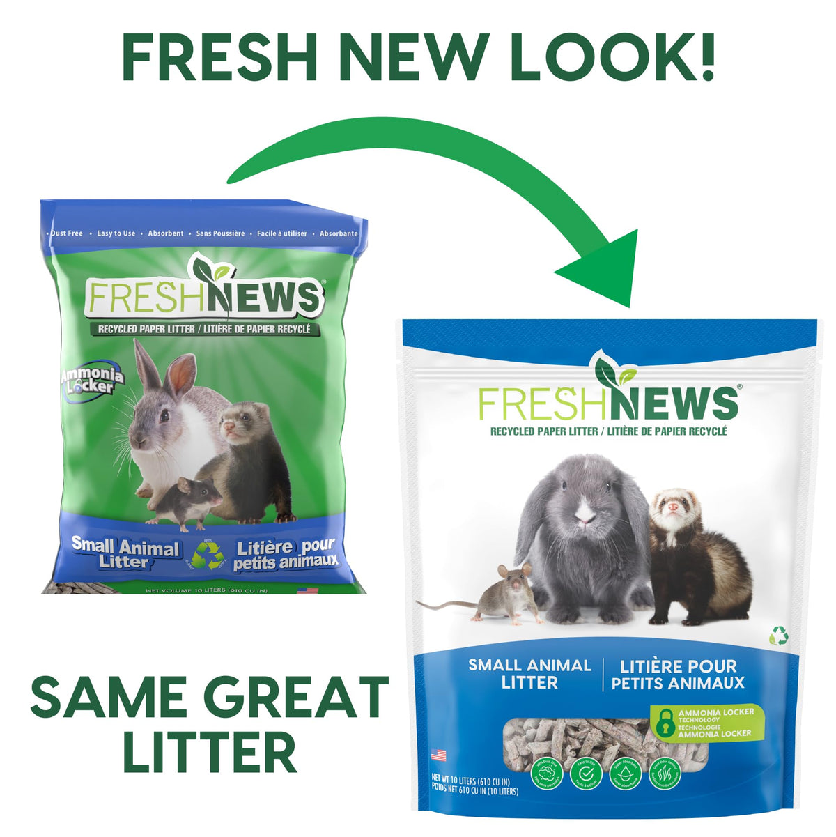 Recycled Paper Small Animal Litter Bedding, 10 Liters J7032
