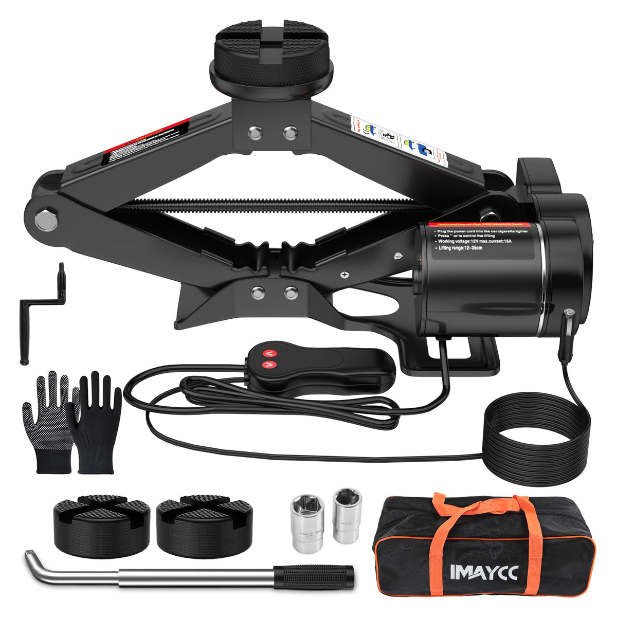 3 Ton Electric Car Jack Kit with Lug Wrench P510