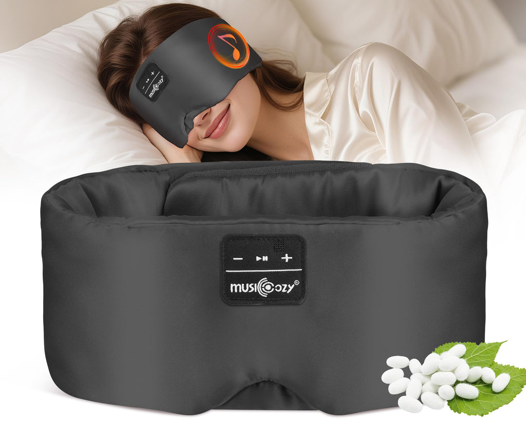 Silk Sleep Mask Bluetooth Headphones Y975