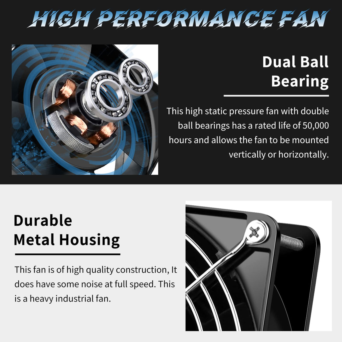 110V 120mm AC Axial Cooling Fan I86745