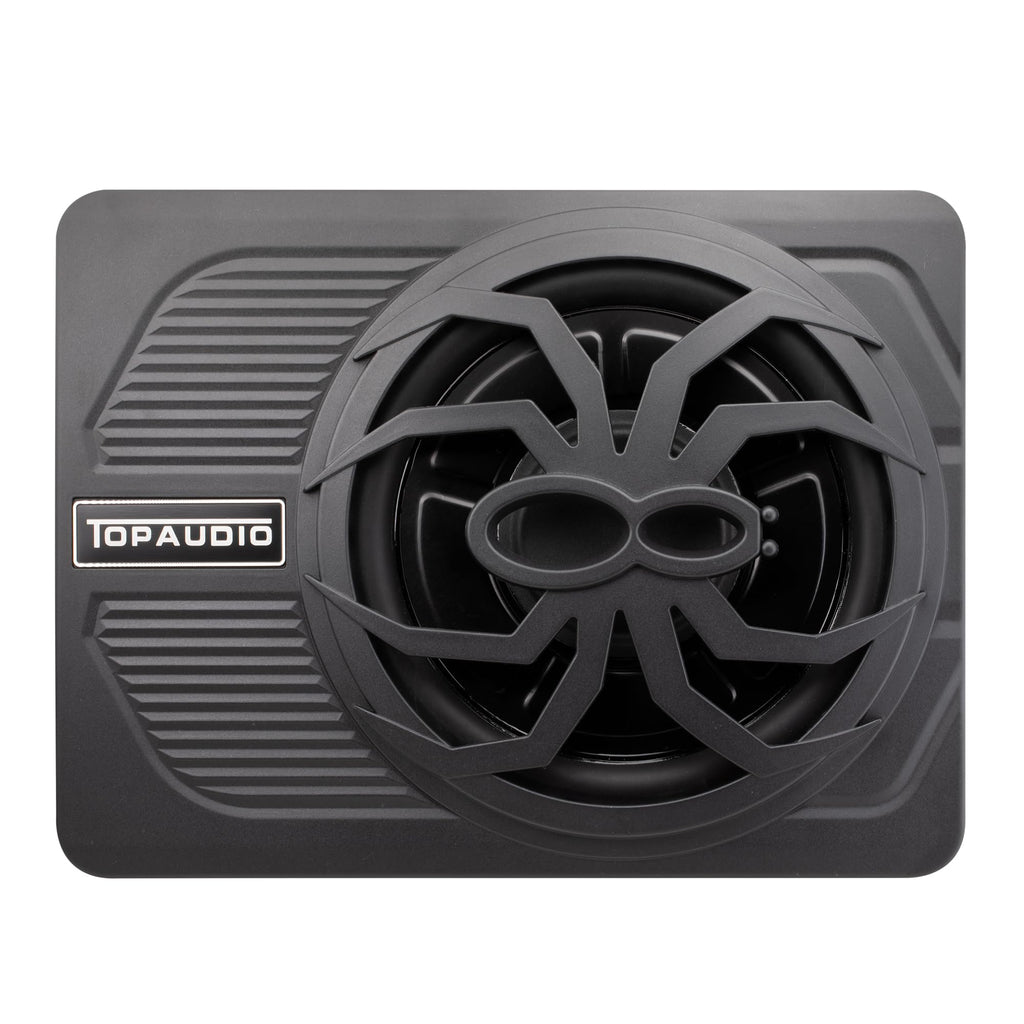 10" Inch Low Profile Underseat Car Subwoofer with Built in Amplifier J207