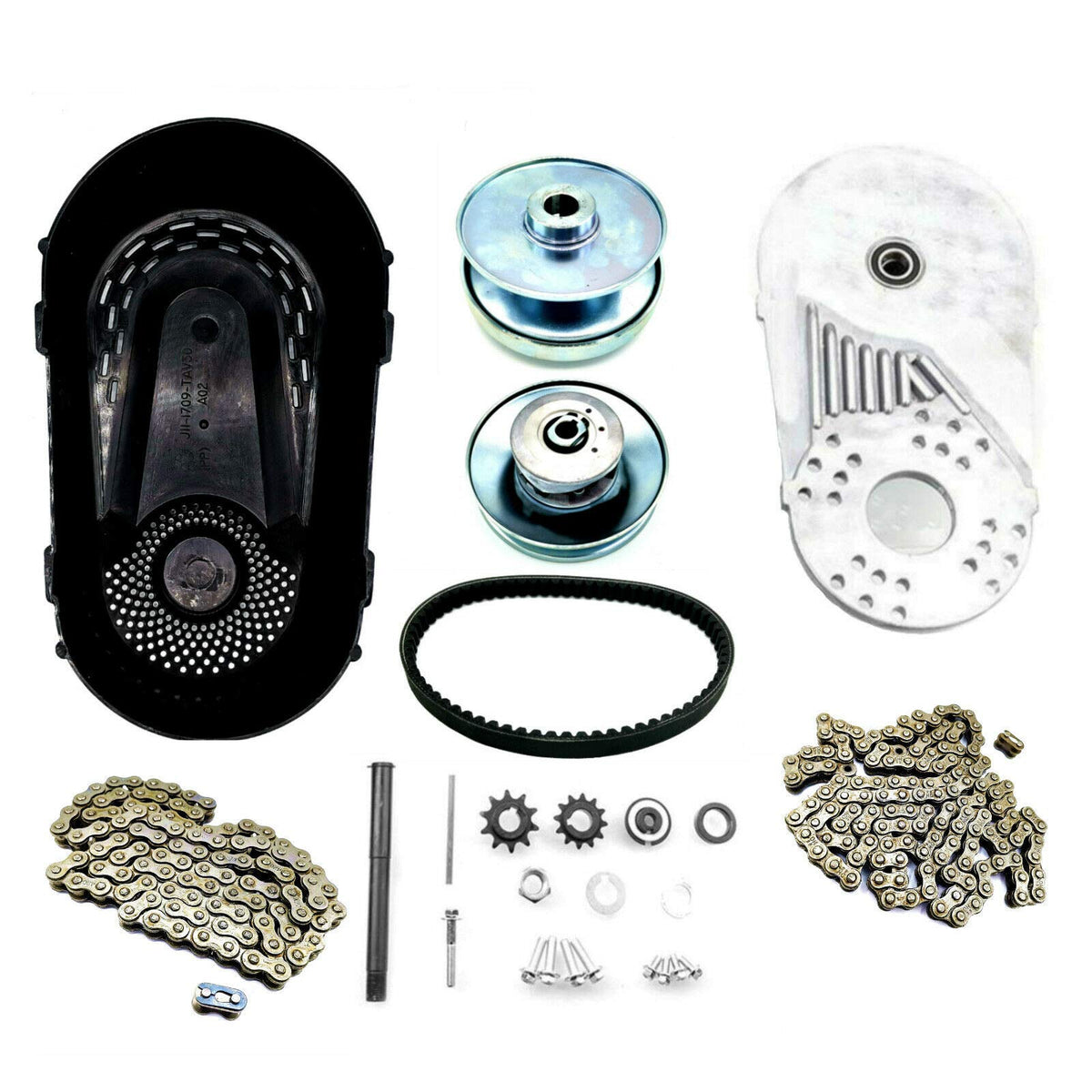 Go Kart Torque Converter Clutch Kit with Chains G9149