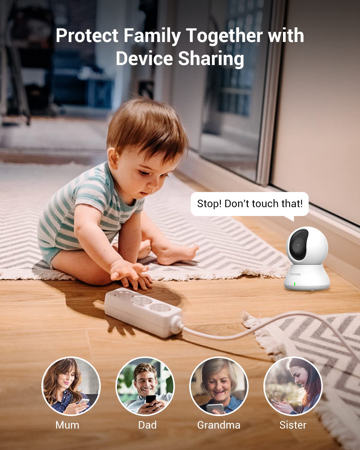 5G 360° PTZ Indoor Camera 2Pack V47450