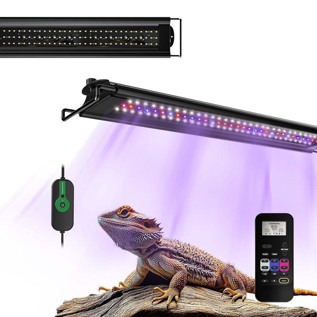 8-Inch UVB Reptile Light Fixture I63603